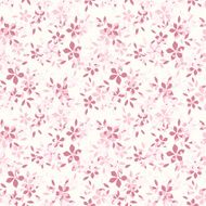 Seamless pattern with pink flowers Vector illustration N2