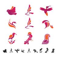 set of birds N4