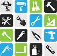 Silhouette Building and Construction work tool icons