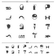 Painting Icons vector eps10 N2