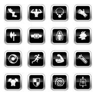 Supergloss Black Icons - Role Playing Games N3