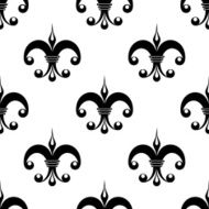 Vintage fleur de lys pattern
