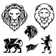 Set of lion