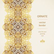 Vector seamless border in Eastern style N52