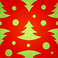 Stylized christmas tree decorative seamless pattern N3