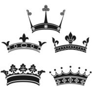 Collection of vintage crowns