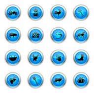 Blue Icons - Farm