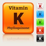 Vitamin K Multi Colored Button Set