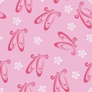 Ballet shoes pattern