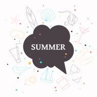 Vector Summer Vacation Icons