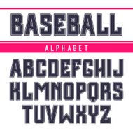 Sans serif font in the sport style