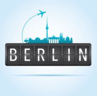 Berlin departure board