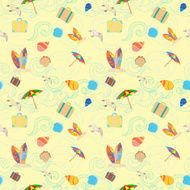 Travel and tourism seamless pattern N5