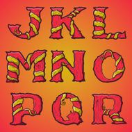 Halloween decorative alphabet Part 2 N4