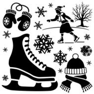 ice skating design elements
