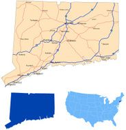 Connecticut road map