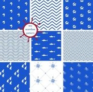 sea seamless patterns