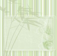 Bamboo Striped Background