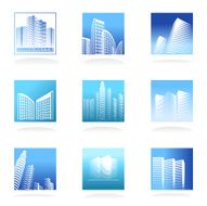 real estate logos set