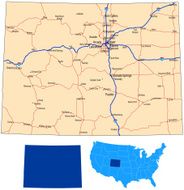 Colorado road map