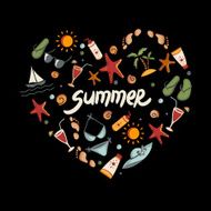 Summer elements for your design N15