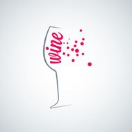 wine glass splash menu background