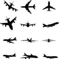 Airplane Silhouette N33