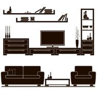 living room furniture icons N10