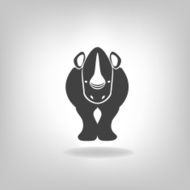 emblem a rhinoceros N2