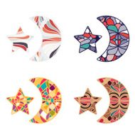 Moon and Star Set