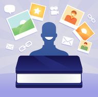 Happy sharing with book