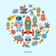 Space Icons Flat N5