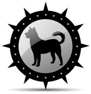 Dog Silhouette N86