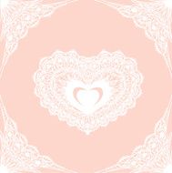 lace heart N10