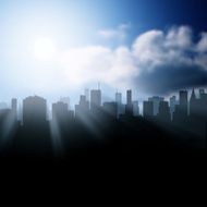 Morning city