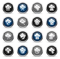 Supergloss Icons - Cloud Computing Security