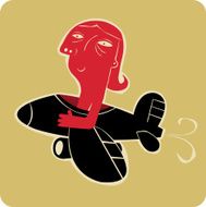 Happy Traveling Woman