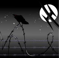 Screaming crow