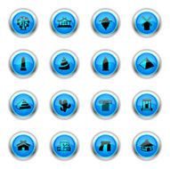 Blue Icons - Travel