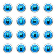 Blue Icons - Mobile Devices