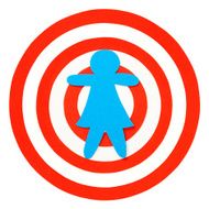 Targeted girl