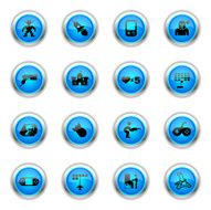 Blue Icons - Arcade Gaming