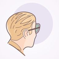 Man with glasses N6