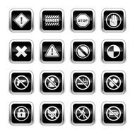 Supergloss Black Icons - Restrictions