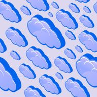 isometric cloud texture