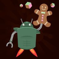 Robot and gingerbread