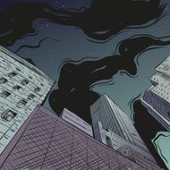City hand drawn vector illustration N13