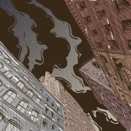 City hand drawn vector illustration N16