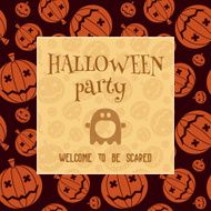Halloween Party Invitation Postcard N2