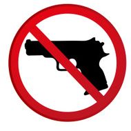 No Guns Allowed Sign N5